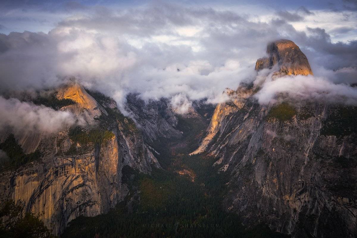 Yosemite Timelapse Glacier Point Storm Clouds Half Dome