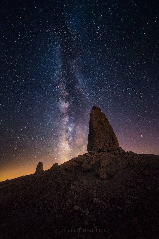 Trona Pinnacles California Milky Way Night Sky