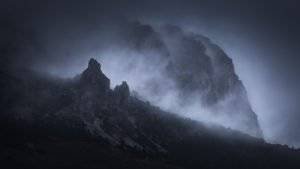 Fog Dolomites Mountain Landscape Photography