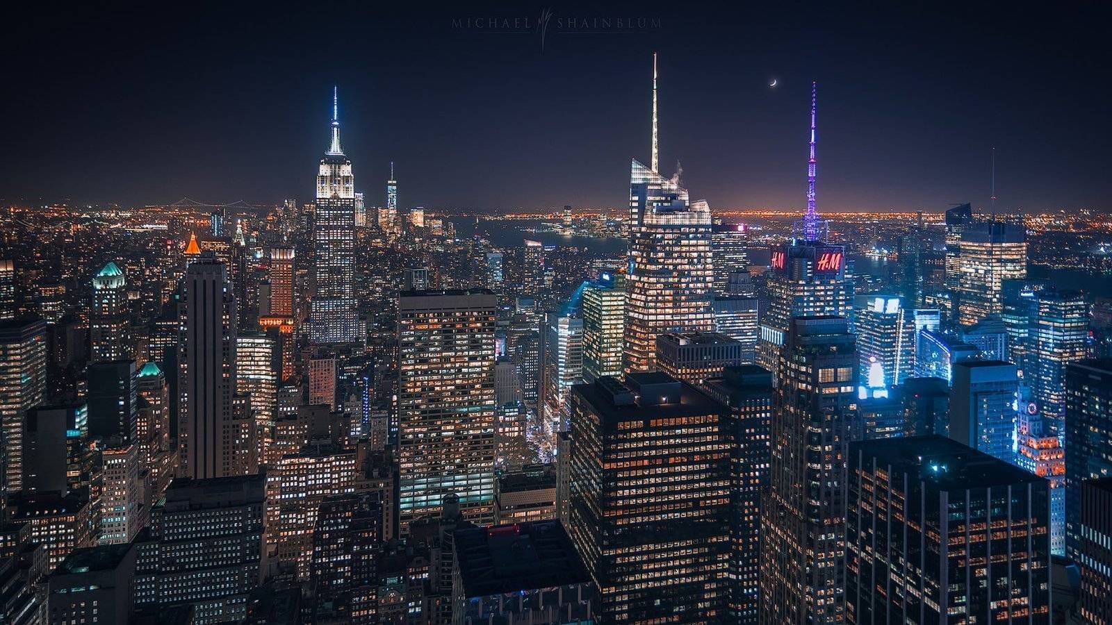 New York City, Night Cityscape Photography - Michael Shainblum Photography