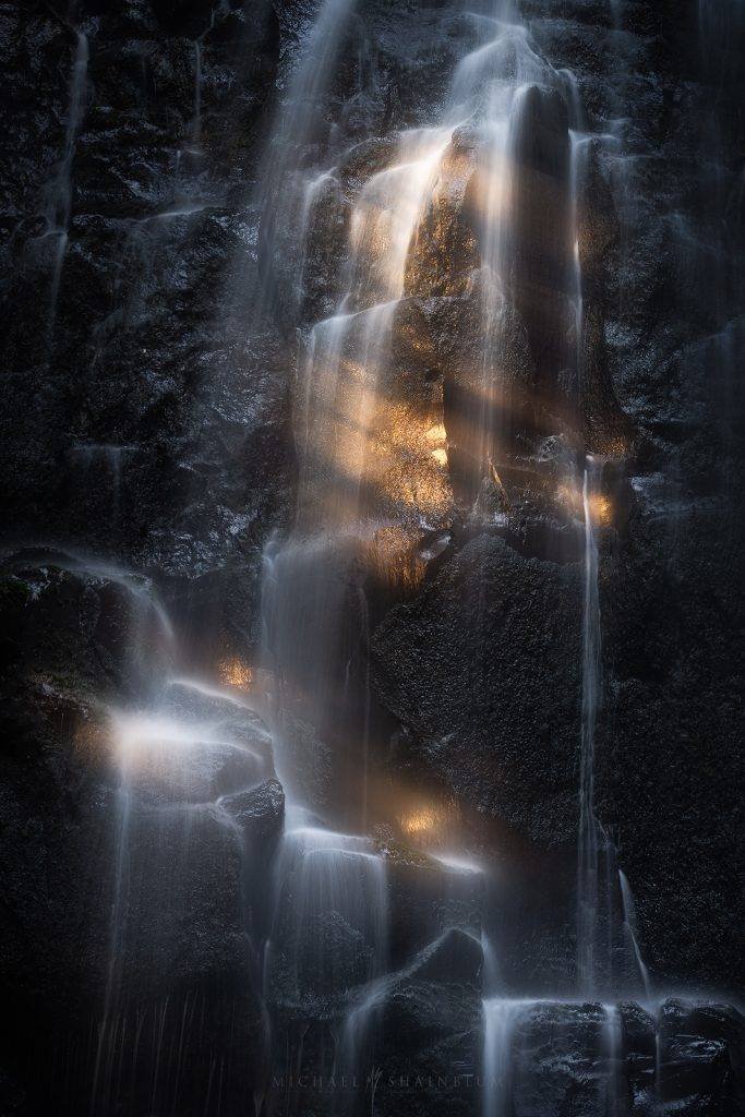 Long exposure waterfall landscape photography in the Pacific North West.