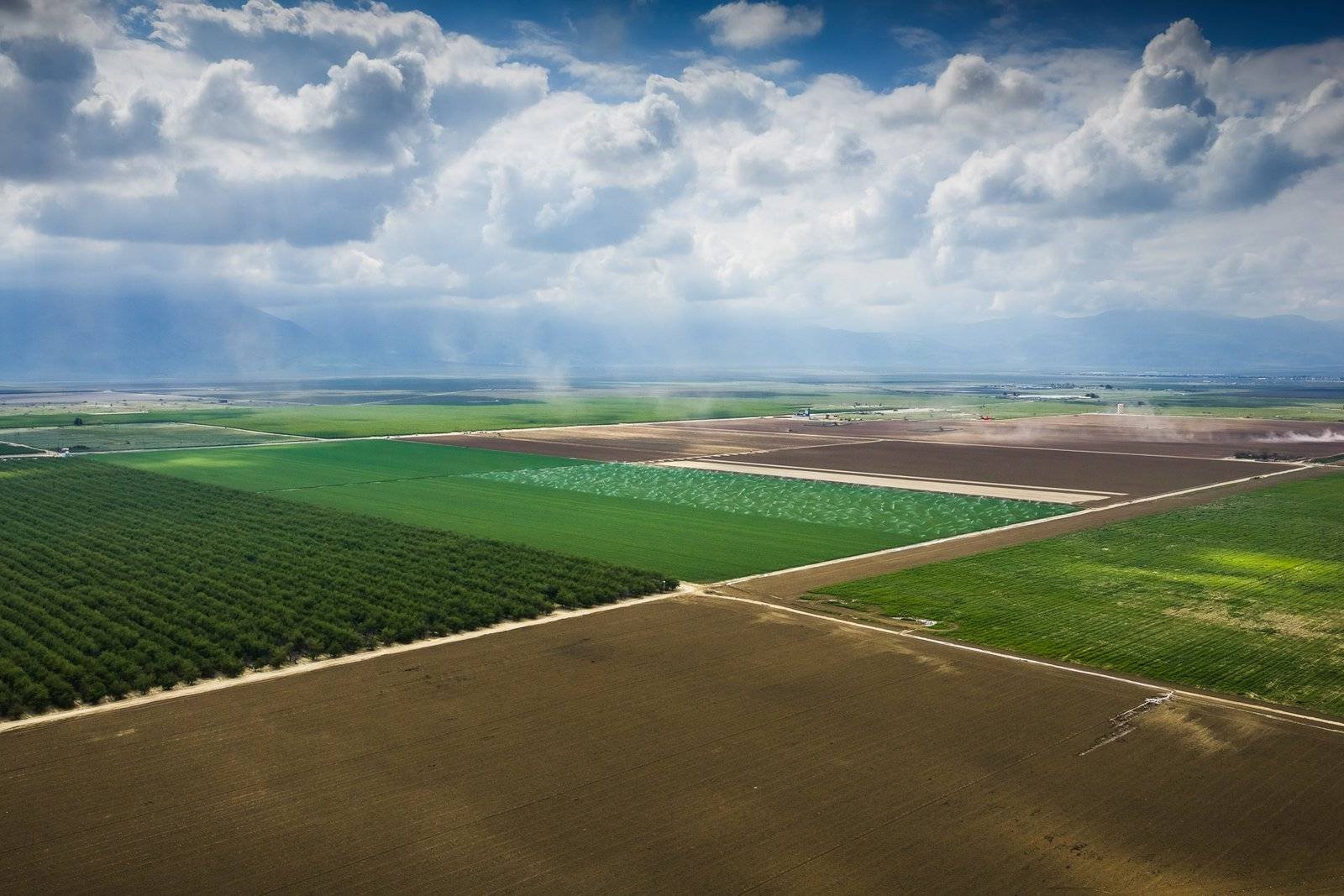 California aerial agriculture photography drone commercial Central Valley farmland operations