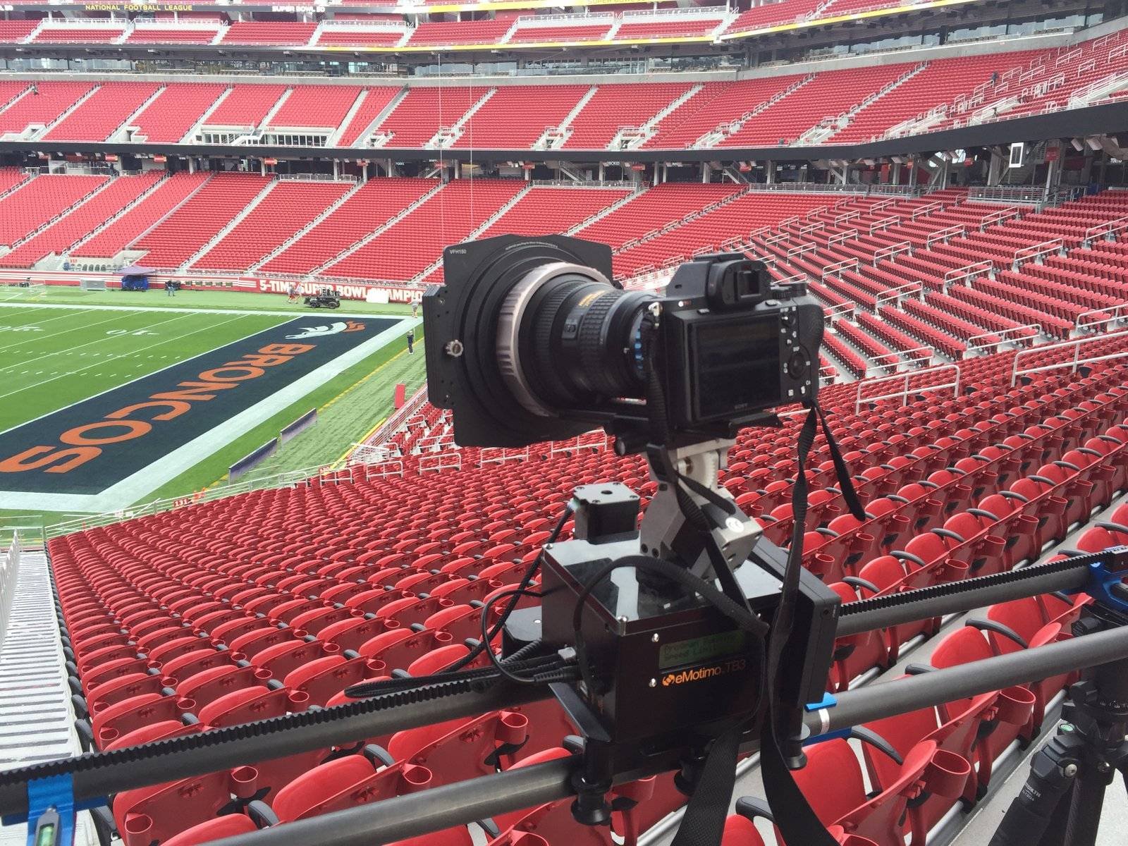 Commercial timelapse photography stadium shoot behind the scenes production
